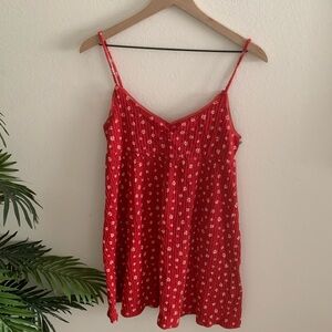 Urban Outfitters Red Floral Dress